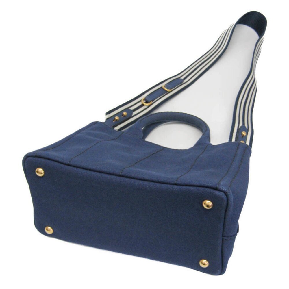 PRADA Blue Canvas Shoulder Bag - Picture 3 of 13